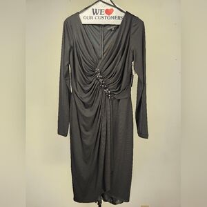 David Meister black dress